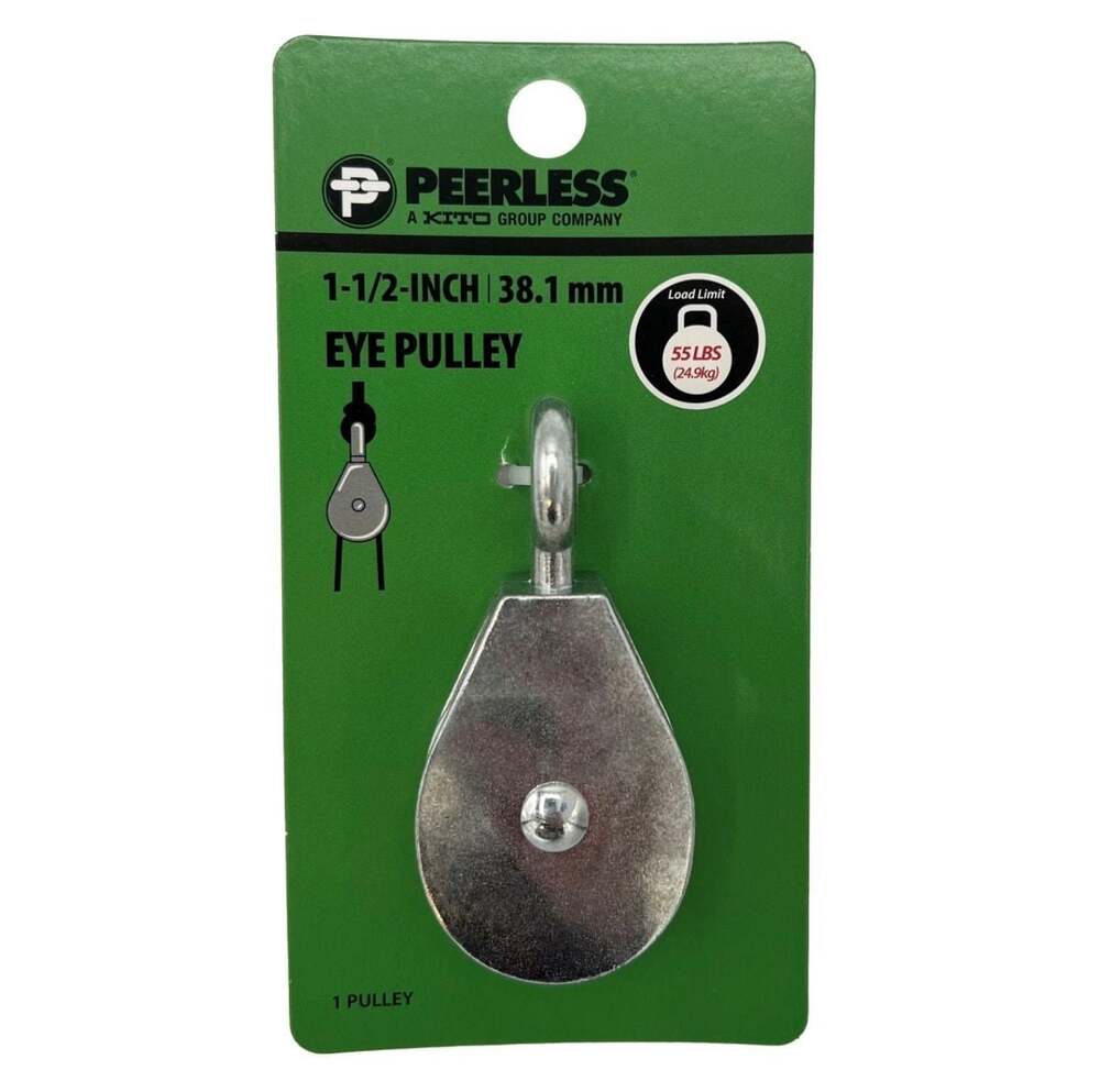 Peerless 1-1/2-Inch Eye Pulley 55 Lbs Load Limit